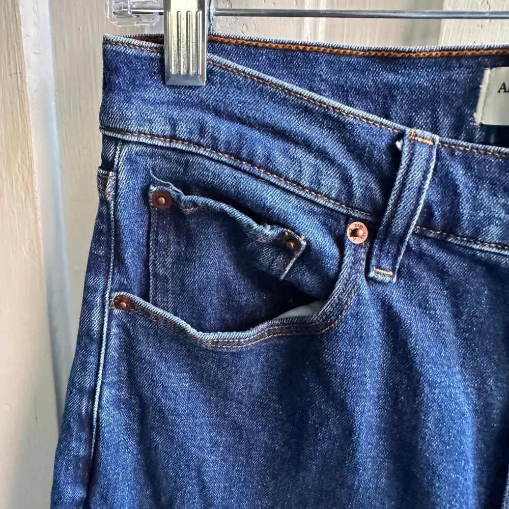 Abercrombie & Fitch The Ankle Straight Ultra High Rise Jeans - Size 27 - Picture 4 of 8